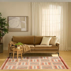 Nourison Home Nordic Multicolor 4' x 6' Area Rug - Easy Clean, Non Shedding, Bed Room, Living Room, Dining Room, Kitchen (4' x 6')