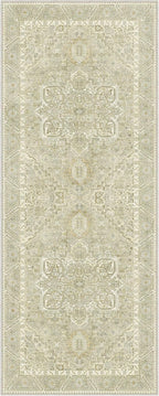 2x5 Runner Rug Machine Washable Boho Runners for Hallway,Ultra-Thin Low Pile Rug,Lightweight Indoor Carpet,Non Slip Floral Runners for Enrtyway, Corridor, Home Office, Kitchen,Taupe