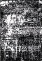 Keen Home Design Area Rugs - 5x8 Non-Shedding, Abstract Rugs for Kitchen, Living Room, Bedroom, Dining Room, Entryway - Size: 5'3" x 7'7", Abstract Black