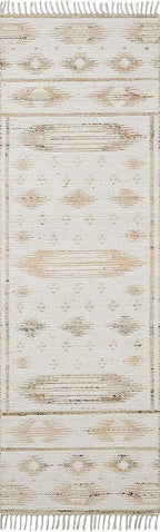 Loloi Angela Rose Rivers Collection RIV-04 Natural/Ivory 8'-6" x 11'-6" Reversible Area Rug