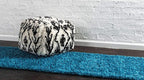Unique Loom Solid Shag Collection Area Rug (2' 6" x 19' 8" Runner, Turquoise)