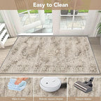 24" x 36" Washable Indoor Doormat 2x3 Entry Rug Welcome Mat Front Door Mat Non-Slip