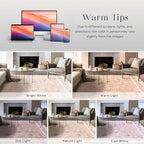 Phantoscope Washable Area Rug 9'x12' Non-Slip, Vintage Neutral Rugs for Living Room, Bedroom, Dining Room, Distressed Boho Floral Medallion Pattern, Low-Pile Foldable Floor Carpet, Soft Pink/Beige