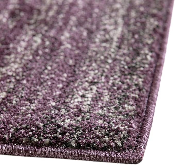 Rugs.com Angelica Collection Rug – 9' x 12' Violet Medium Rug Perfect for Living Rooms, Large Dining Rooms, Open Floorplans