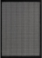 Beverly Rug Micro Loop Area Rug Black/White 6x9 Geometric Modern Luxury Zebra Durable Soft Indoor Rugs for Living Dining Room Office Stain Resistant Non Shedding Casual Indoor Carpet 6 x 9