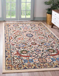 Unique Loom Espahan Collection Area Rug - Cape Cod (2' 2" x 3' 1" Rectangle, Cream/ Black)