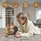Bavni Runner Rug, Machine Washable Rugs for Bedroom 2x5, Non Slip Boho Rugs with Rubber Backing, Ultra-Thin Folable Rug Runner for Hallways Bathroom, Blue/Ivory