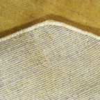 Hand Knotted Loom Wool ECO-Friendly Area Rugs - 8'x8', Octagon, Orange Color, Solid Plain Design, High Pile Thick Handmade Anti Skid Area Rugs for Living Room, Bed Room (L00111)
