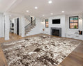 Keen Home Design Area Rugs - 10x14 Non-Shedding, Abstract Rugs for Kitchen, Living Room, Bedroom, Dining Room, Entryway - Size: 9'10" x 14', Multi