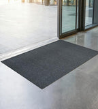 jxgzyy Commercial Outdoor Mat 2'11" x 4'11", Non Slip Front Door Mat Outside Entrance, Heavy Duty Waterproof Floor Mat for Porch, Home, Patio, Garage, Entryway, Grey