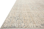 Loloi Amber Lewis Bexley Collection BEX-03 Natural/Slate 6'-6" x 9'-3" Area Rug Neutral, Textured, Living, Bedroom, Dining, Carpet