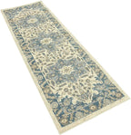 Unique Loom Salzburg Collection Classic Traditional Design Oriental Inspired Border Area Rug (2' 0 x 6' 0 Runner, Beige/Blue)