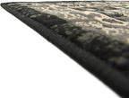 Unique Loom Taftan Collection Border Geometric Tribal Inspired Design Area Rug (4' 0 x 6' 0 Rectangular, Black/ Gray)