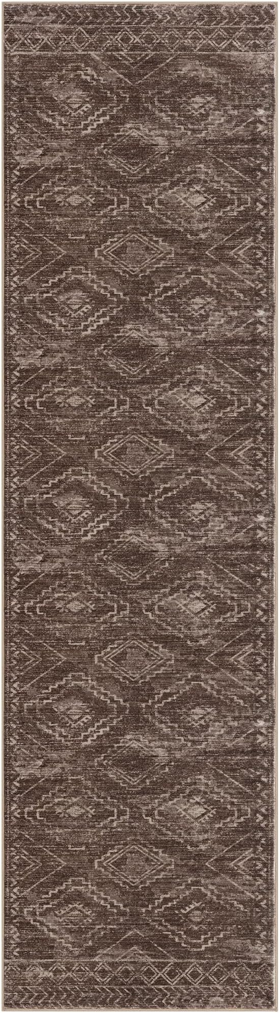 KILOCOCO Hallway Runner Rug 2'x8' Runners for Hallways Washable Runner Rug Non Slip Laundry Room Rug Low-Pile Rug Runner for Bedroom Kitchen Living Room Boho Rug, Rust Red