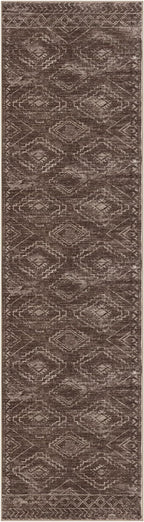 KILOCOCO Hallway Runner Rug 2'x8' Runners for Hallways Washable Runner Rug Non Slip Laundry Room Rug Low-Pile Rug Runner for Bedroom Kitchen Living Room Boho Rug, Rust Red