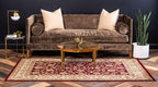 Unique Loom Voyage Collection Traditional Oriental Classic Intricate Design Area Rug (10' 0 x 13' 0 Rectangular, Red/Gold)