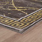 GLORY RUGS Area Rugs Marble 2x3 Brown Carpet Modern Abstract Rug Living Room Dining Bedroom Rug