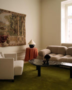 Hand-Tufted Wool Rectangle Area Rug – Soft Premium Wool Carpet for Living Room, Bedroom & Home Décor – 10X14 ft| Milano Green – Durable, Non-Slip Backing, Handcrafted Rug
