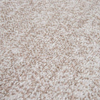 Paco Home Modern Area Rug Bordered with Geometric Pattern in Brown Beige with Contour Cut, Size: 2'8" x 4'11"