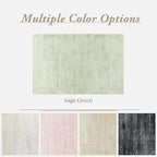 Sage Green Rug for Bedroom,Boho Abstract Washable Cottage Core 8x10 Area Rugs for Living Room