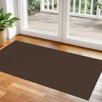 Braided Runner Rug 2x5 Ft Washable Runners for Hallways Non Slip Rubber Backed Kitchen Runners Cotton Entryway Runner Indoor, Woven Floor Carpet for Hall Kitchen Bedroom, Brown