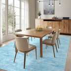 Garvee 8x10 Dining Room Rugs for Under Table, Machine Washable Area Rugs for Bedroom Non Slip Non Shedding Modern Solid Color Carpet, Stain Resistant Mats for Living Room, Light Grey