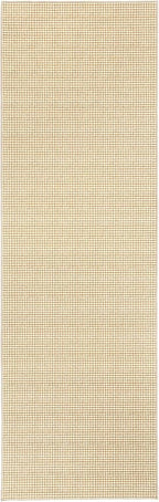 Dash & Albert Hartley Natural Machine Washable Rug, Runner-2.5 X 8 Feet, Natural Plaid Pattern