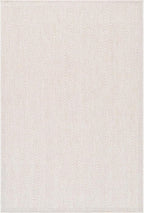 CAMILSON Easy Jute Rug 6x9, Indoor Outdoor Off-White Color Fiber Area Rugs for Living Room Patio and Bedroom Rug Herringbone Seagrass Woven Design Easy-Cleaning, Washable Outside Carpet Alfombras 6x9