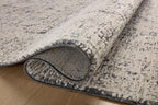 Loloi Amber Lewis Alie Collection ALE-05 Charcoal/Beige 7'-10'' x 7'-10'', .13'' Pile Height, Round Area Rug