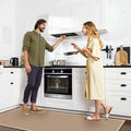 Rubber Runner Rug for Hallways Non Slip, Low Pile Long Laundry Room Mat Hall Jute Rug Runner Carpet Non Skid