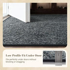MontVoo Door Mat Indoor Entrance Doormat, Absorbent Durable Rubber Non Slip Front Door Mat for Inside Entry Entryway Dirt Trapper Welcome Mat, Darkgrey 32''x48''