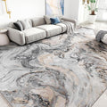 8x10 Area Rugs for Living Room, Modern Abstract Rug for Bedroom, Contemporary Machine Washable Rug, Large Stain Resistant Carpet for Dining Room Playroom Home Office, Pet & Kids Friendly