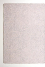 Hand-Tufted 100% Wool Pile Area Rug – Geometric Textured Grid Check Pattern – Thick and Durable Floor Carpet for Bedroom, Living Room, Kids Room, and Dining Area (Ivory Blue, 2.6' x 8')