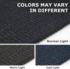 IOHOUZE Washable Exrea Long Hallway Runner Rug 3x16 Non Slip Rubber Backed Kitchen Runner Entryway Runner Indoor, Woven Rugs Floor Carpet for Kitchen Hall Entryway Stair, Black/Grey