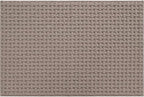 DEXI Front Entryway Door Mat Non Slip 32x48, Washable Entry Way Mats Inside Entrance Low Profile, Welcome Doormat Dirt Trapper for House Floor Home Porter Hall Backdoor Area, Light Taupe