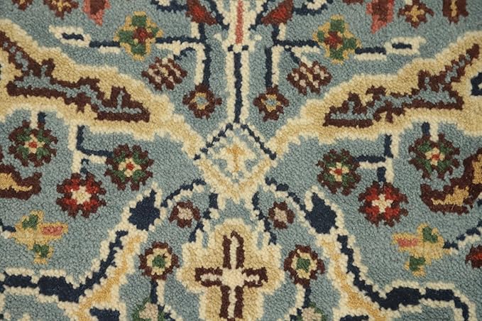 Transitional Collection 5' 0'' X 2' 11'' Rug Rug, All-Over 100% Wool Carpet for Home Décor, Foyer and Hallway