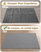 Color&Geometry Thin Front Door Mat Indoor Entrance Non Slip Rubber Backed, 17.5"x30" Indoor Door Mats for Entryway, Dirt Trapper Doormat Washable Front Door Rugs, Grey (Rolled-up NO Creases)