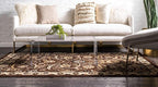 Unique Loom Espahan Collection Area Rug - Cape Cod (6' 1" x 9' Rectangle, Brown/ Beige)