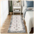 Istana Hallway Runner Rug 2x8 – Multi Colors Entryway Rug -Silk's Soft Touch Runners for Hallways - Stylish Kitchen Runner Rug Non Slip