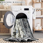 Area Rug Non Slip Machine Washable Ultra Soft Living Room/Bedroom/Kitchen/Outdoor/Classroom White Gray, 2'×3'