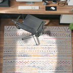 Rugshop Geometric Boho Area Rug – Multi Tribal Pattern, Perfect for Living Room, Bedroom, Office, 3x5