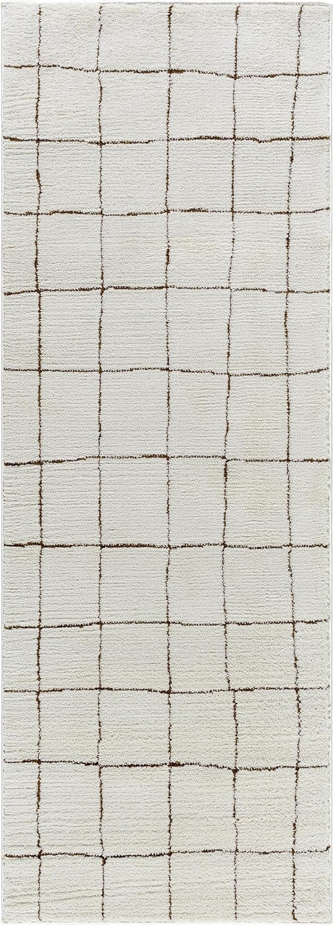 Livabliss x Our PNW Home Cascade Minimalist Area Rug, 2'7" x 10', Ivory