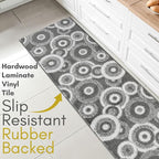 Custom Size Grey Hallway Runner Rug | Cut to Length 2'3" x 7' (Runner) | Non-Slip & Machine Washable | REMNAZ