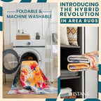 Istana 9x12 Area Rug - Multi Colors 9 x 12 Area Rugs for Living Room - Foldable 9x12 Rugs for Bedroom/Living Room Rug - Stain Resistant Washable Rugs - Eco-Friendly Area Rugs