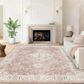 5’x7’ Washable Area Rugs for Living Room Bedroom Foldable Low Pile Non Slip Area Rugs for Dining Office