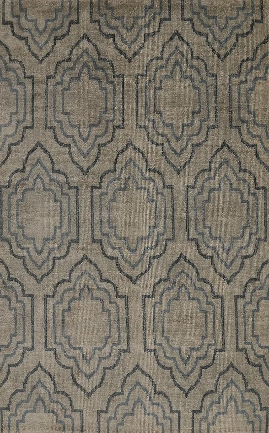 Traditional Collection 7' 7'' X 5' 0'' Rug Rug, All-Over Viscose Silk Carpet for Home Décor, Foyer and Hallway