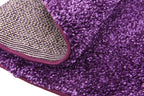Unique Loom Solo Collection Area Rug - Calabasas (6' 1" Round, Violet)