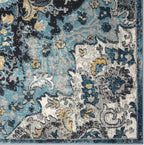 LUXE WEAVERS Moroccan Blue 8x10 Medallion Area Rug for Living Rooms