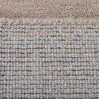 Hand Knotted Loom Wool ECO-Friendly Area Rugs - 3'x5', Rectangle, Beige Color, Solid Plain Design, High Pile Handmade Anti Skid Area Rugs for Living Room, Bed Room (L00111)