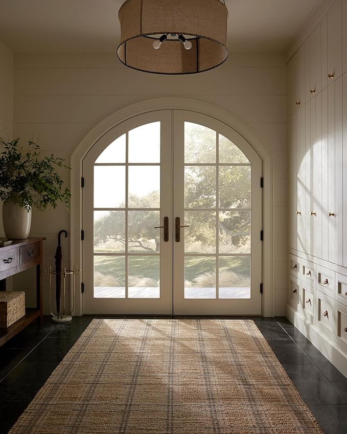 Loloi Chris Loves Julia Judy Collection JUD-02 Natural/Stone 2'-6" x 7'-6" Runner Rug
